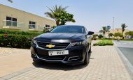 Chevrolet Impala black color for rent in Dubai