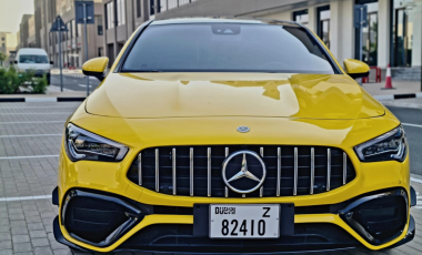 استئجار مرسيدس CLA 45 في دبي
