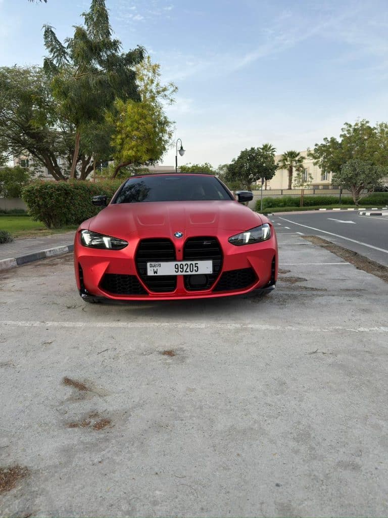 Rent a BMW M4 in Dubai — M4 Competition, Free Delivery