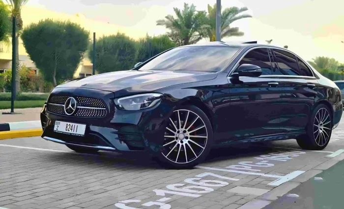 Mercedes-Benz E250 back color for rent in Dubia